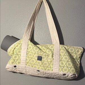 Prana yoga mat bag, zips, fit rolled mat and more. Side & inside pocket